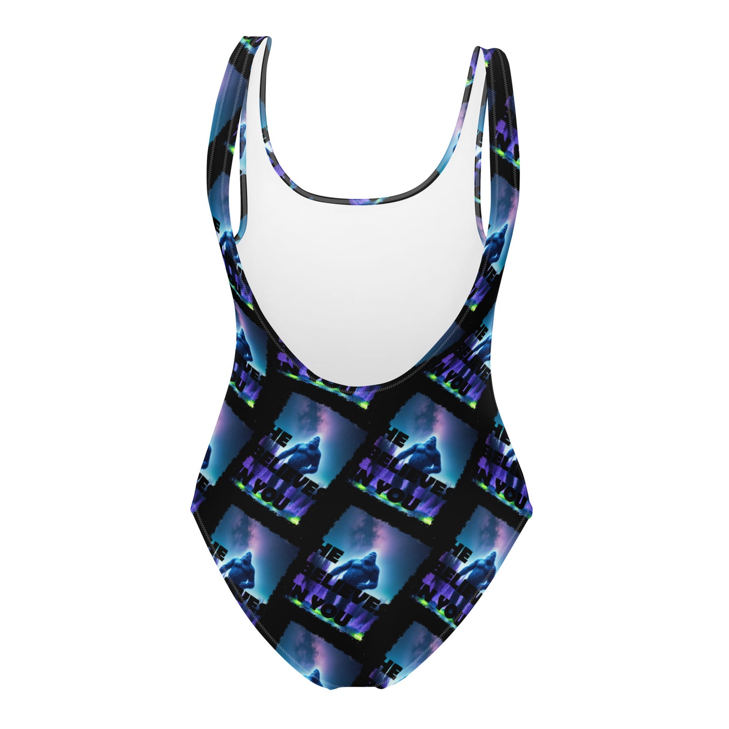 He Believes In You One-Piece Swimsuit