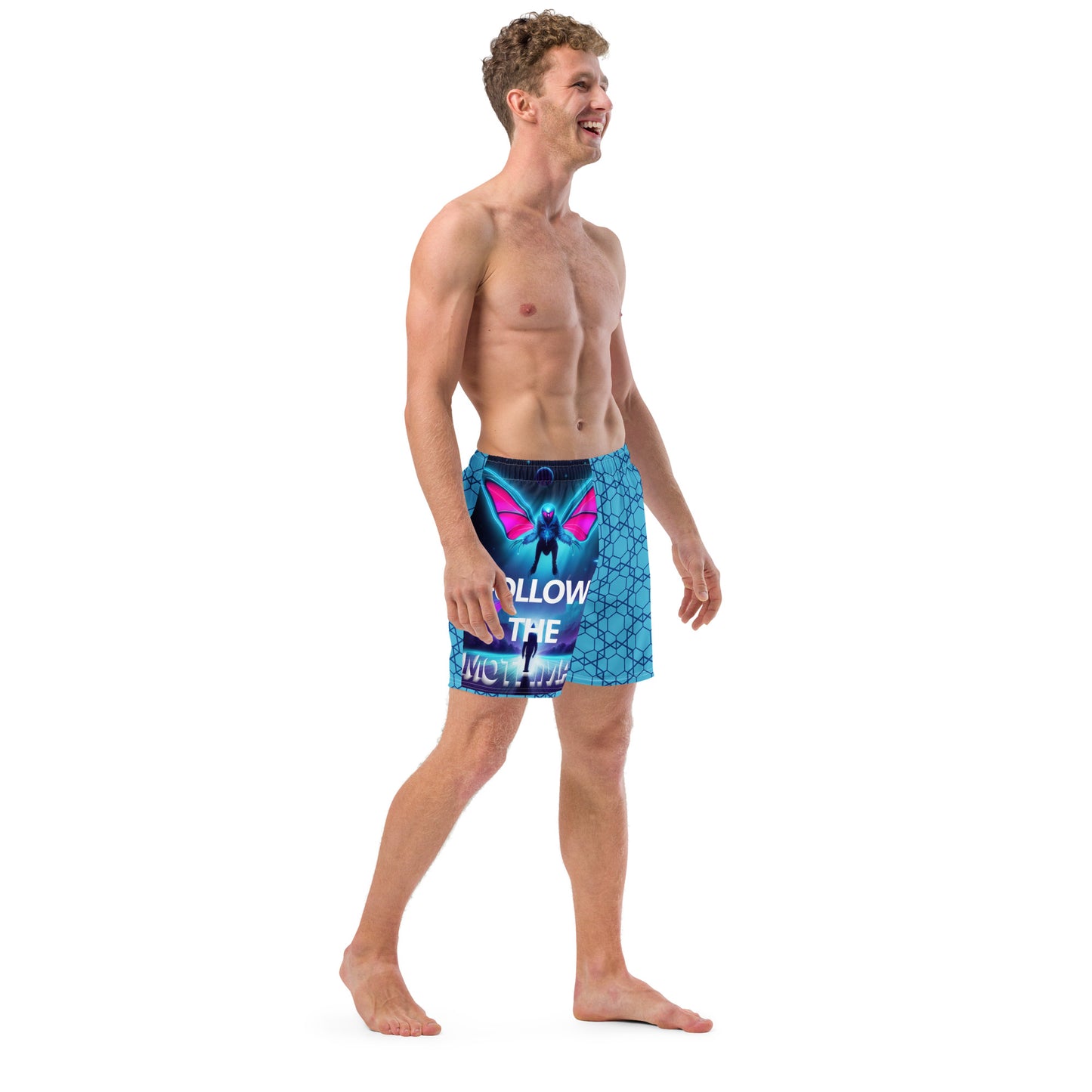Follow The Mothman Men's swim trunks