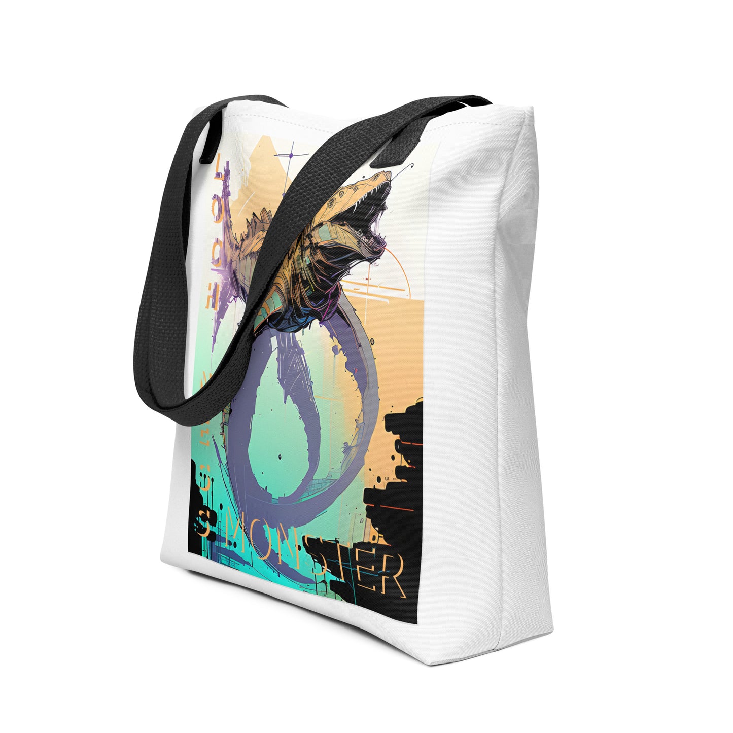 Loch Ness Monster Inkpunk Tote bag