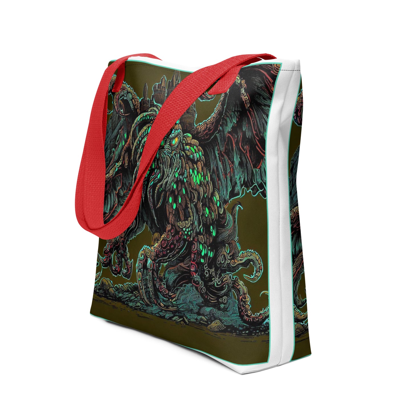 Cthulhu Castle Attack Tote bag