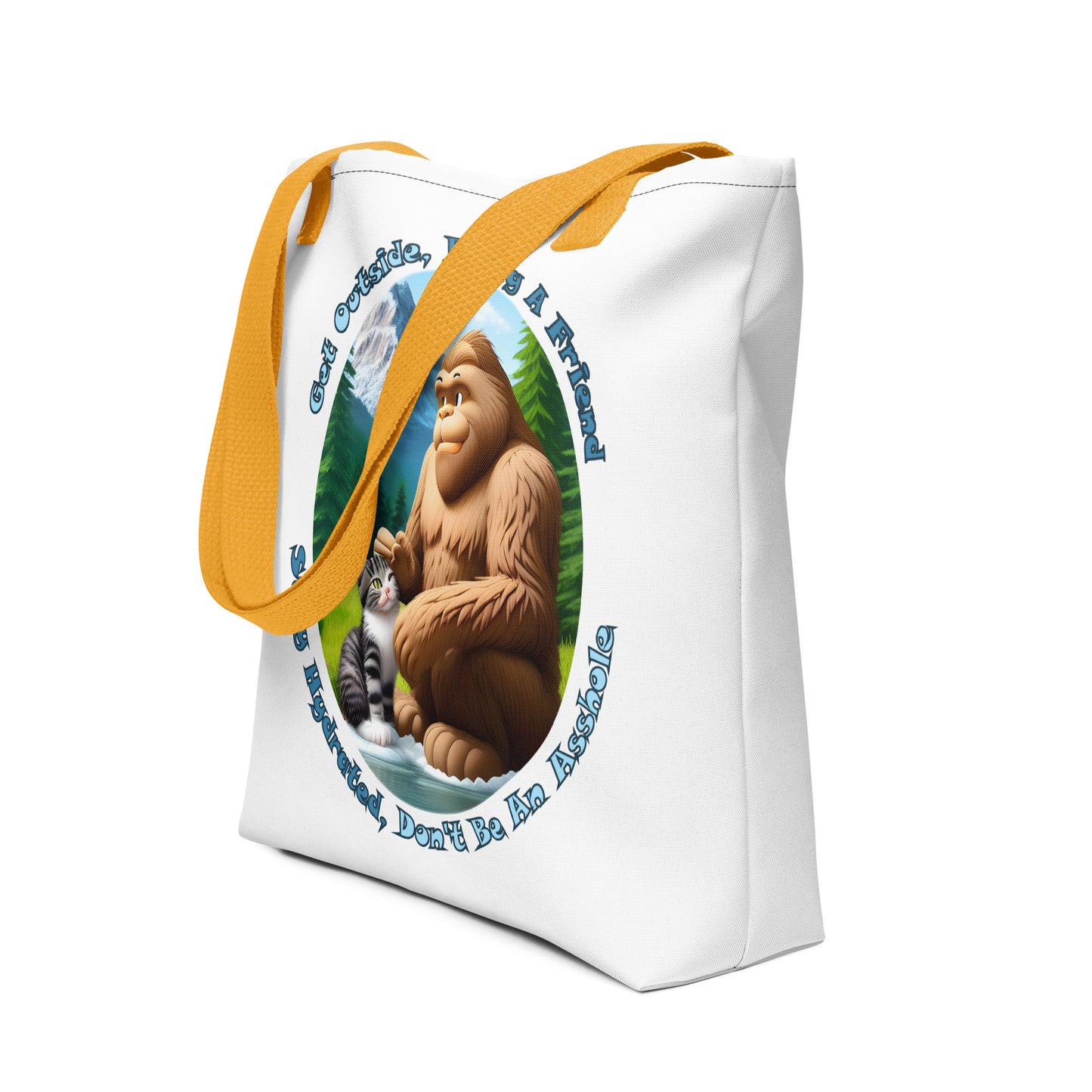 Get Outside, Bring A Friend, Stay Hydrated, Don't Be An Asshole Tote bag