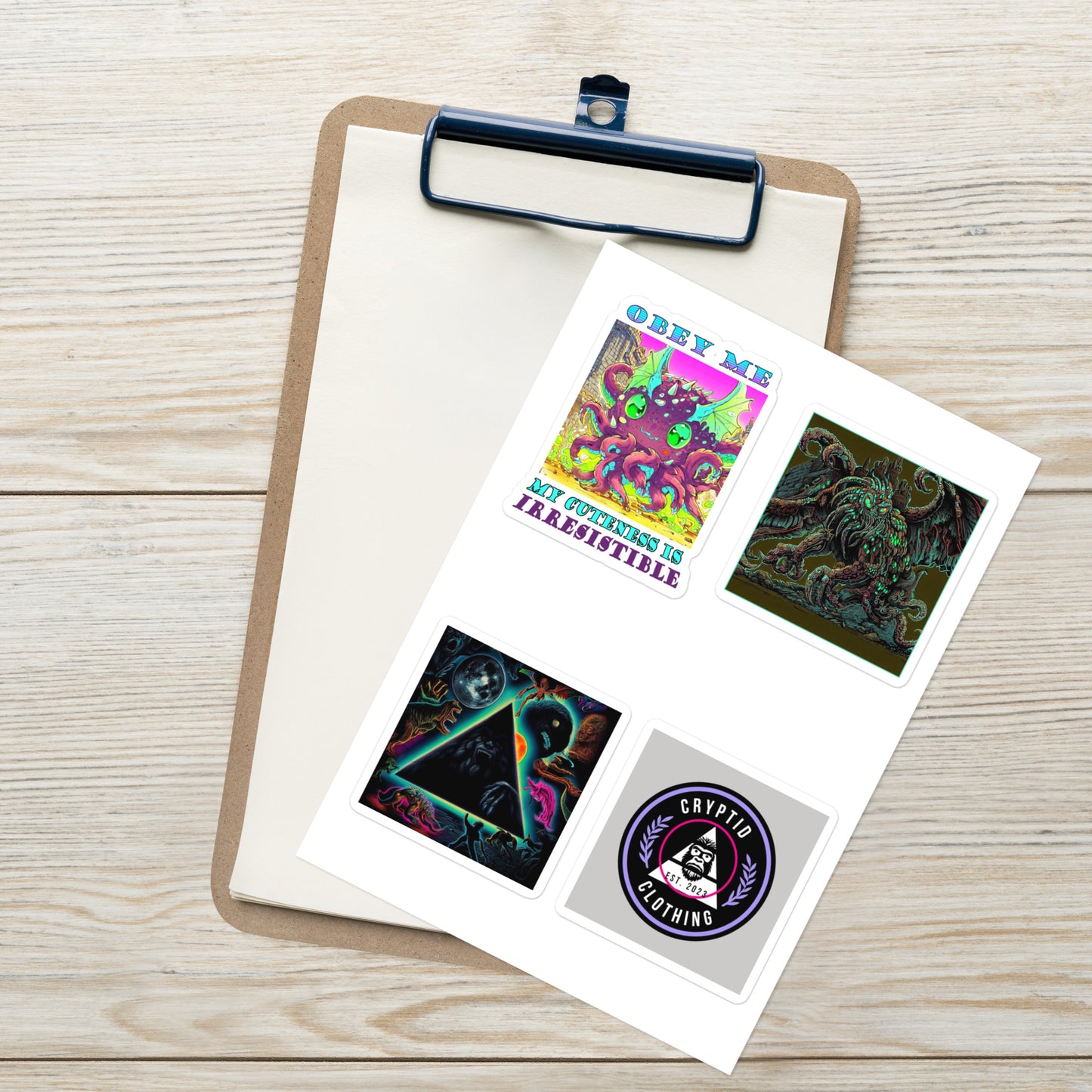 Eldritch Horrors Collection II Large 4 Sticker sheet