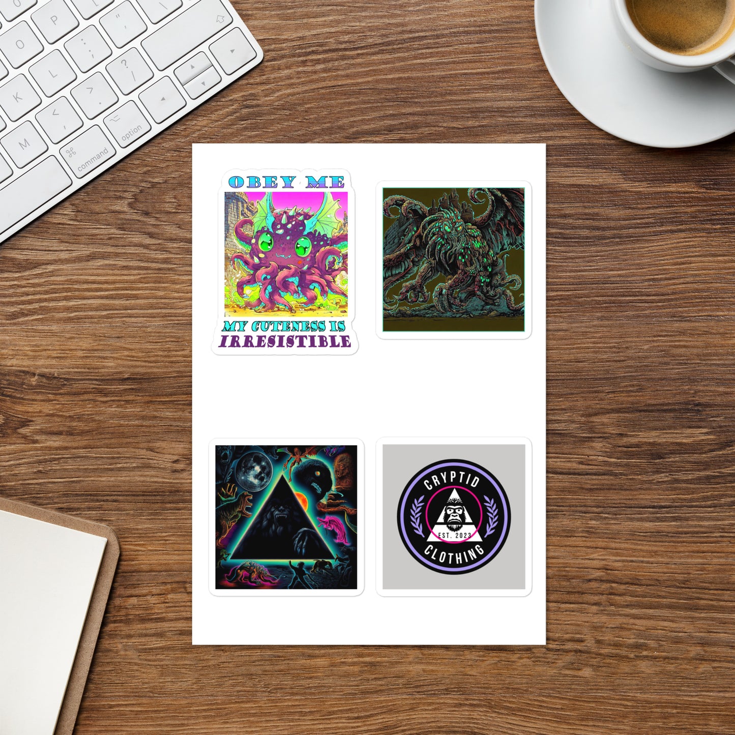 Eldritch Horrors Collection II Large 4 Sticker sheet