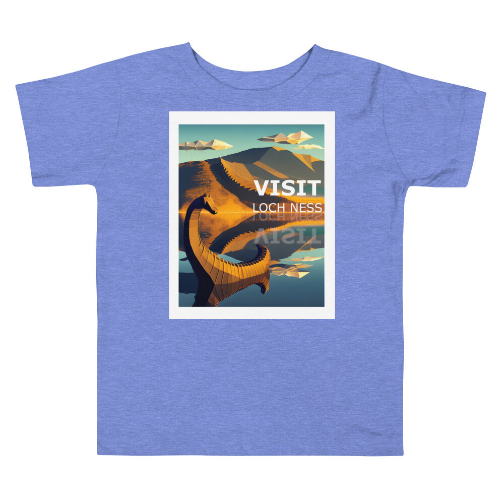 Visit Loch Ness Nessie Toddler Short Sleeve Tee