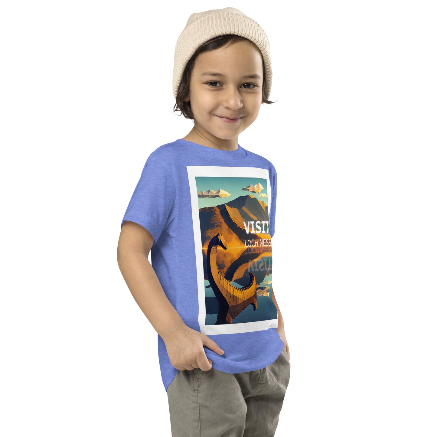 Visit Loch Ness Nessie Toddler Short Sleeve Tee
