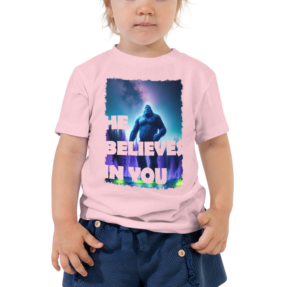 He Believes In You Toddler Short Sleeve Tee