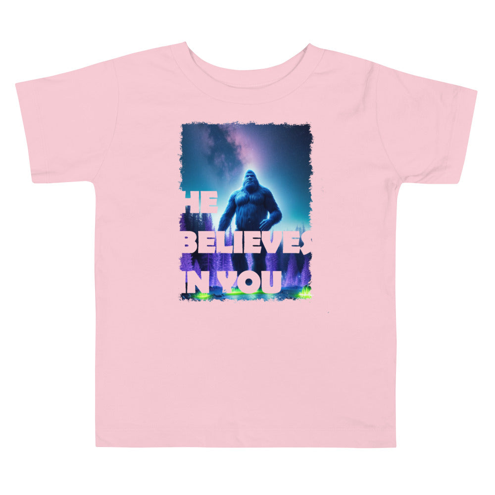He Believes In You Toddler Short Sleeve Tee