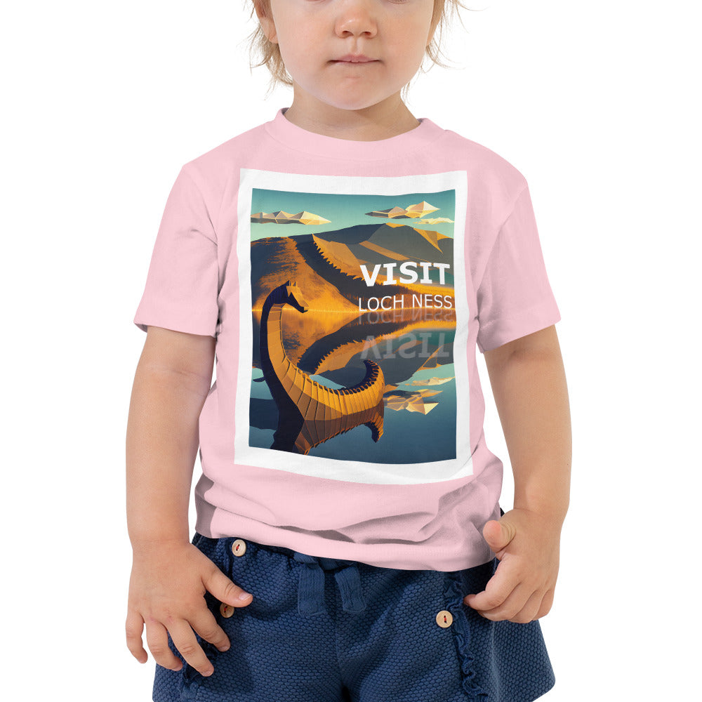 Visit Loch Ness Nessie Toddler Short Sleeve Tee