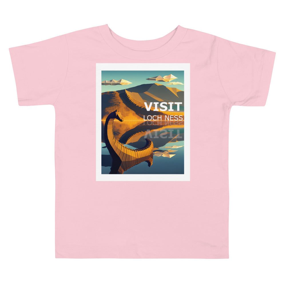 Visit Loch Ness Nessie Toddler Short Sleeve Tee