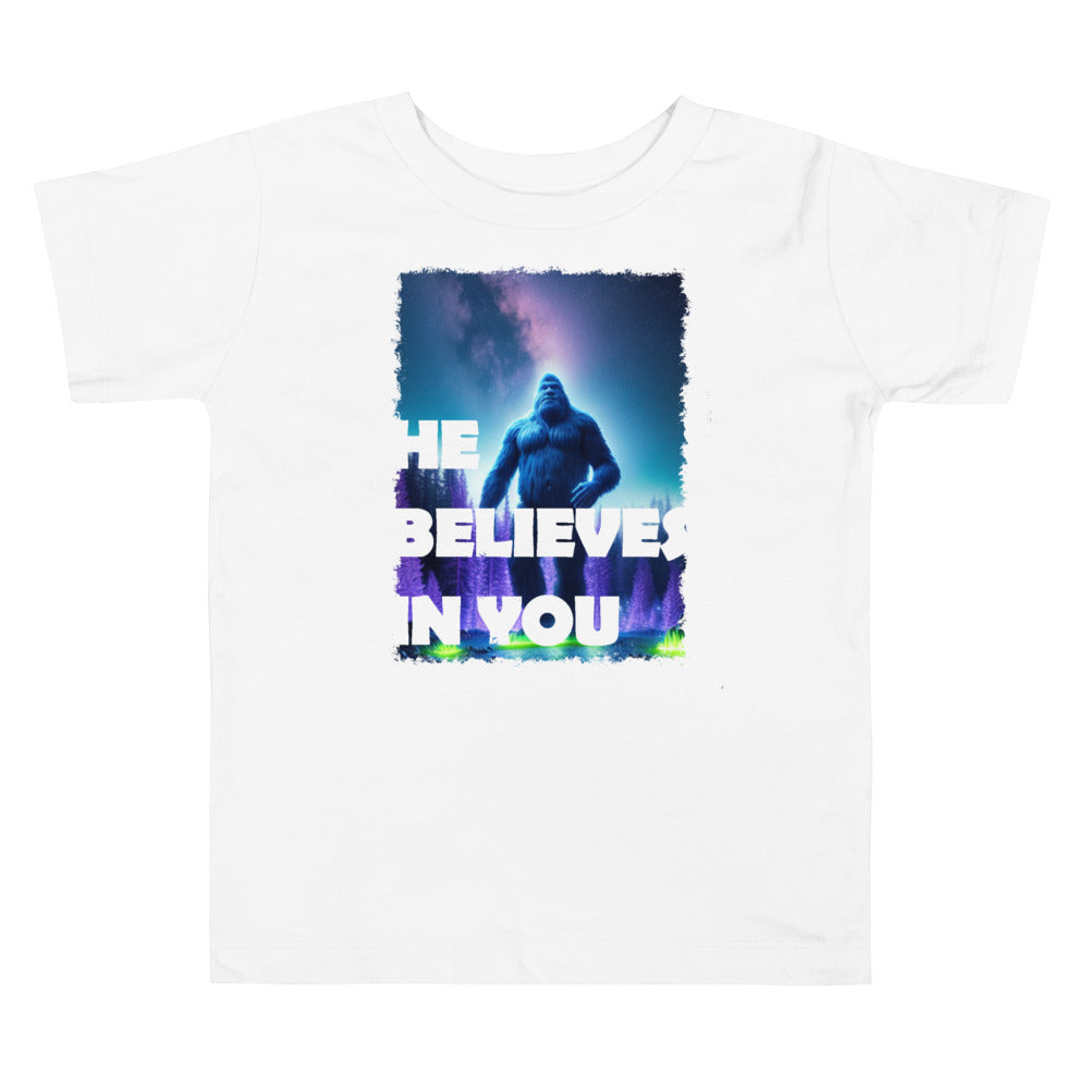 He Believes In You Toddler Short Sleeve Tee