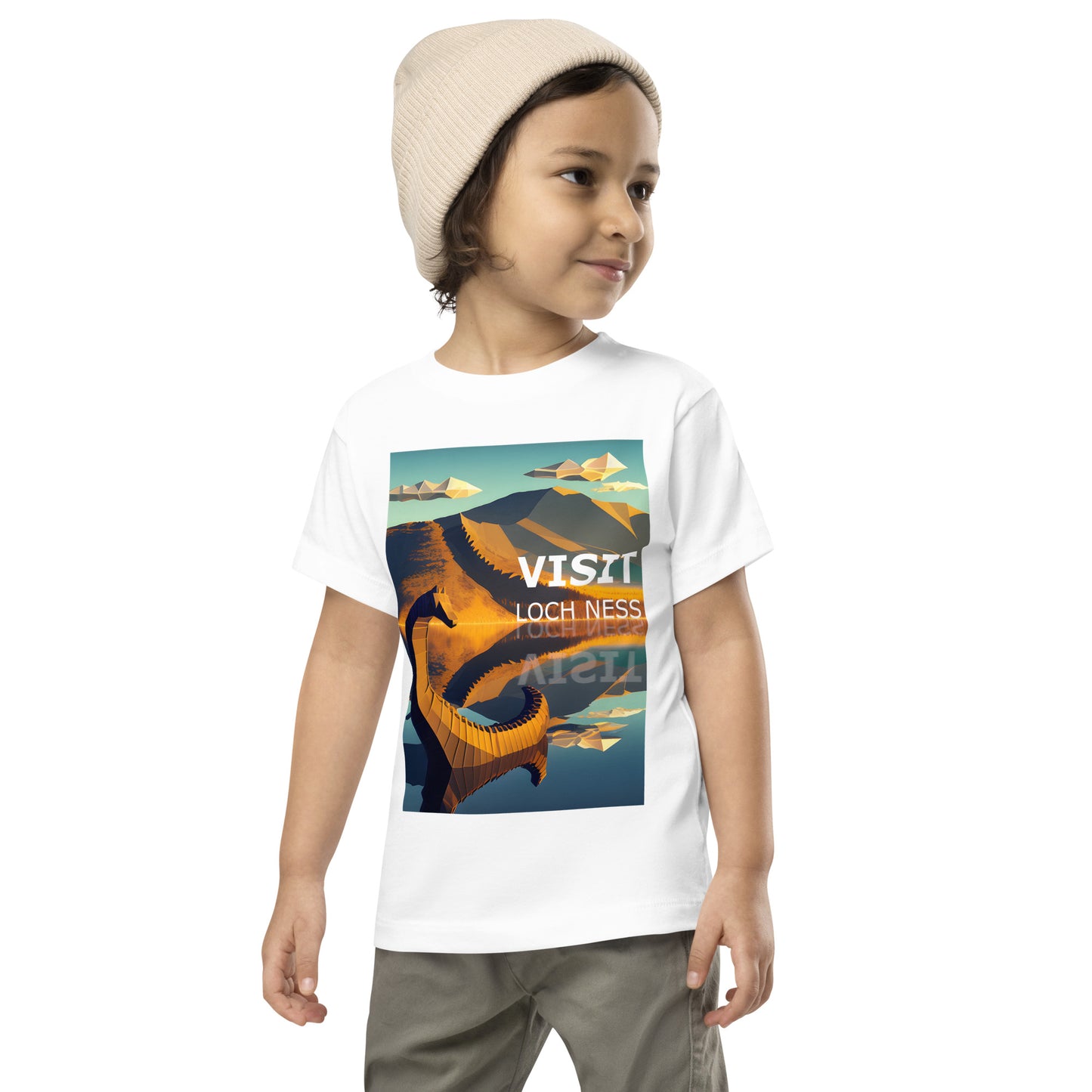 Visit Loch Ness Nessie Toddler Short Sleeve Tee