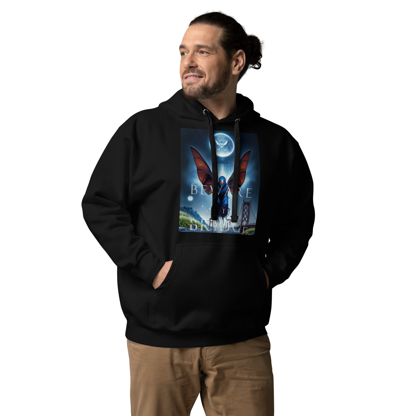 Beware of the Bridge Mothman Encounter Unisex Hoodie