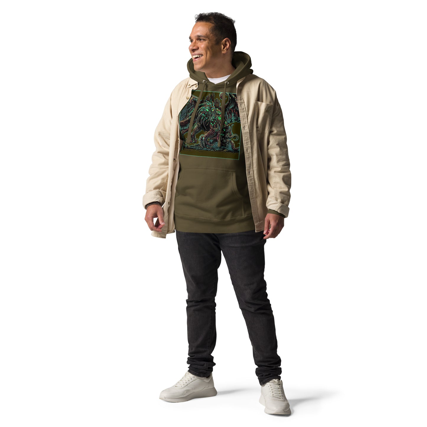 Cthulhu Castle Attack Unisex Hoodie