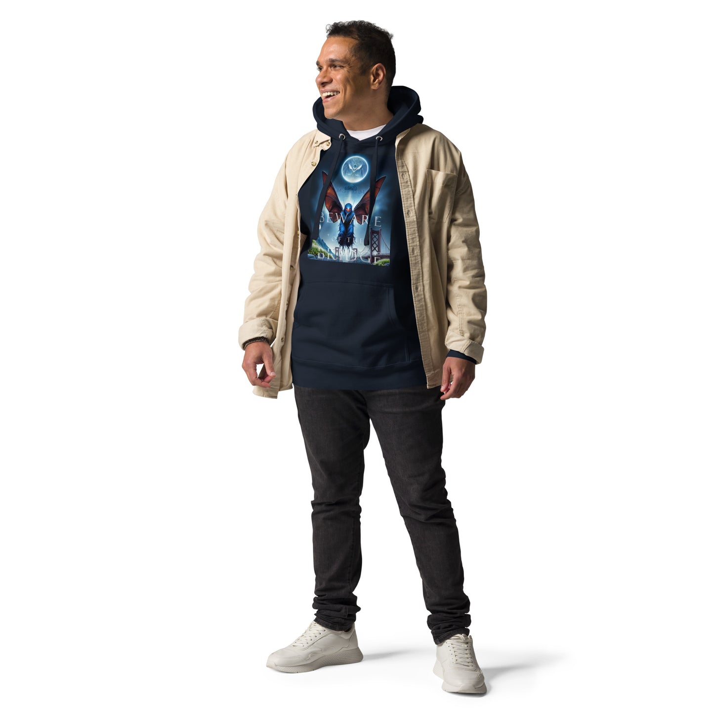 Beware of the Bridge Mothman Encounter Unisex Hoodie