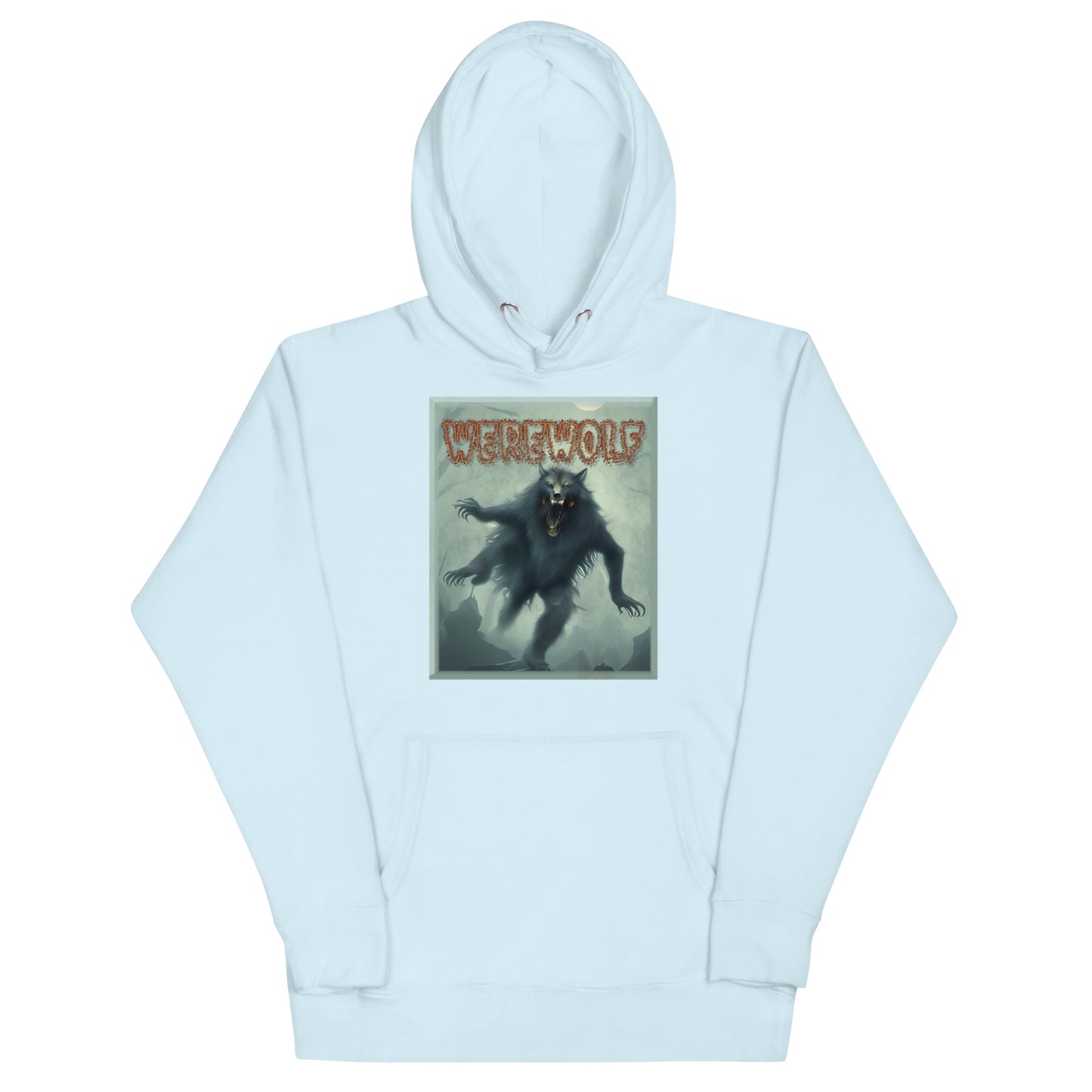 Werewolf Misty Graveyard Unisex Hoodie