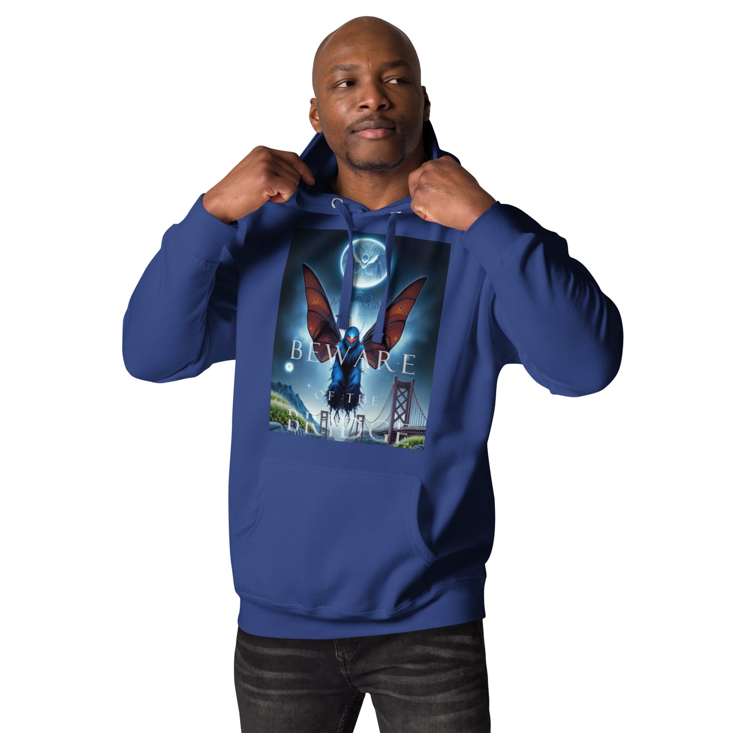Beware of the Bridge Mothman Encounter Unisex Hoodie