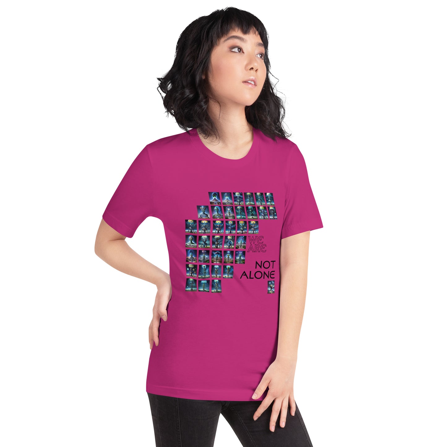 We Are Not Alone Unisex t-shirt