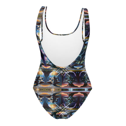 Ancient Extraterrestrial Geometry One-Piece Swimsuit