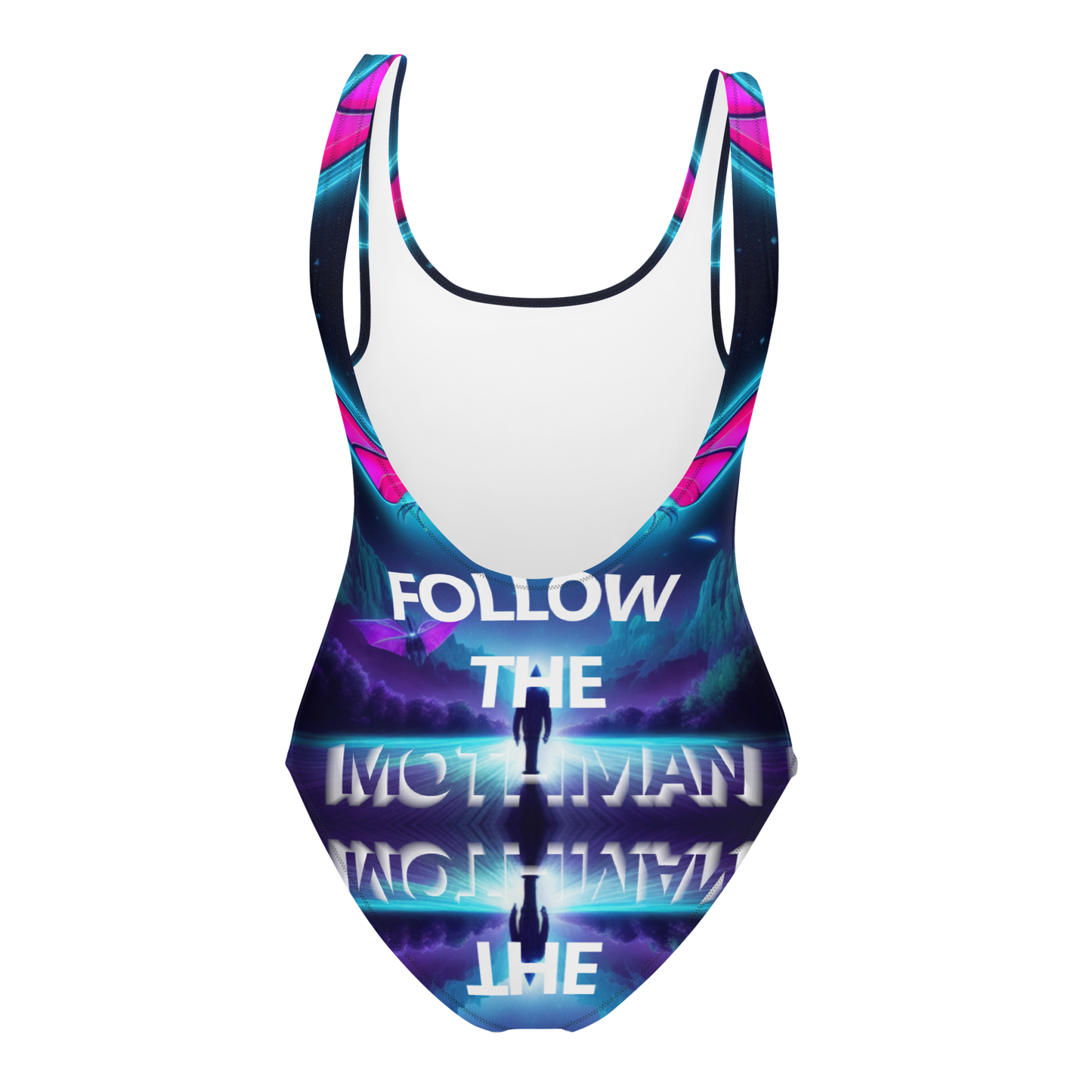 Follow The Mothman One-Piece Swimsuit