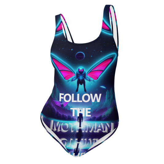 Follow The Mothman One-Piece Swimsuit