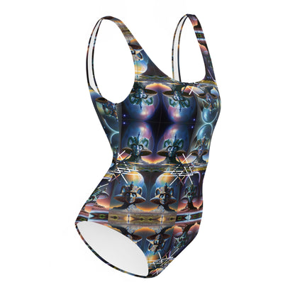 Ancient Extraterrestrial Geometry One-Piece Swimsuit