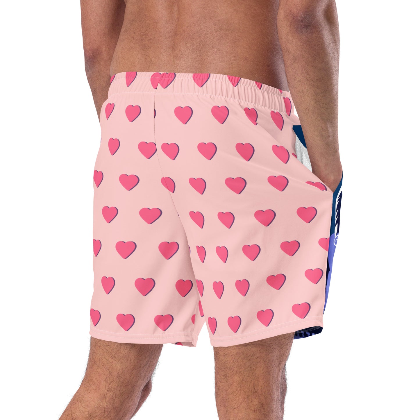 Live, Laugh, Lycanthropy Men's swim trunks