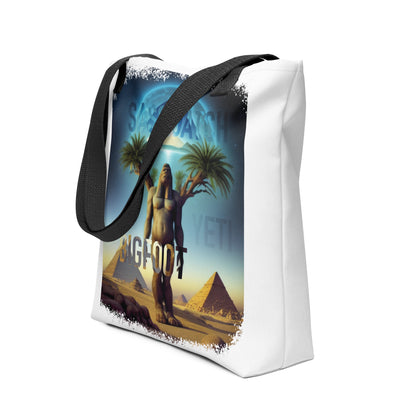 Sasquatch Yeti Bigfoot Pyramid Tote bag