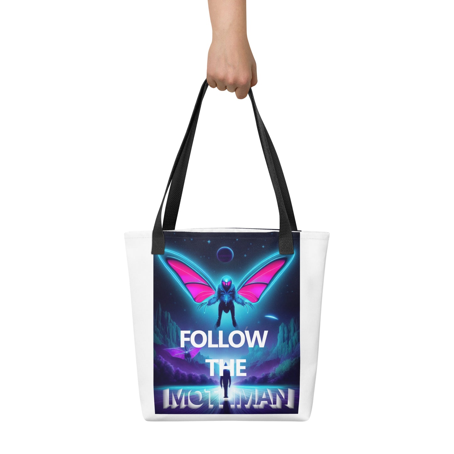 Follow The Mothman Tote bag