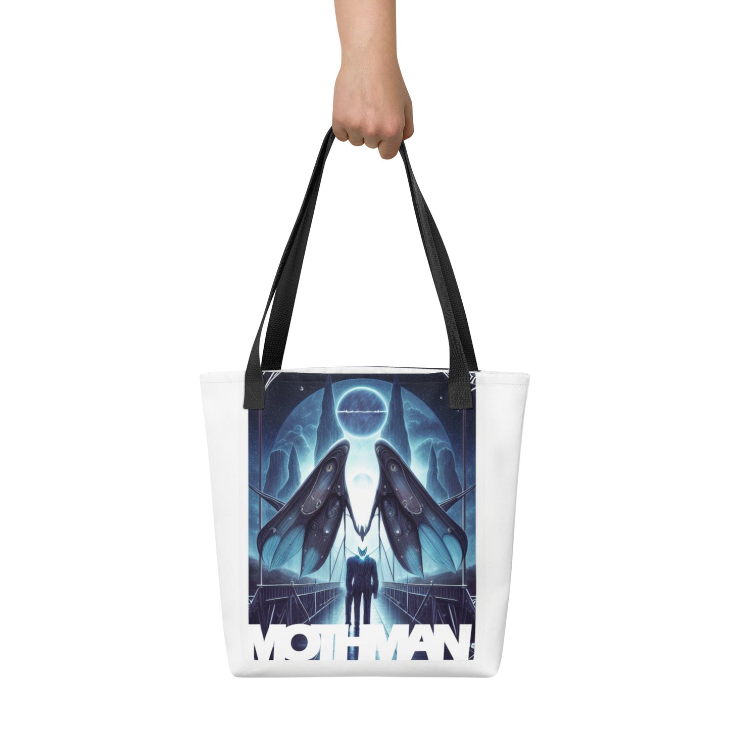 Mothman Bridge Eclipse Tote bag