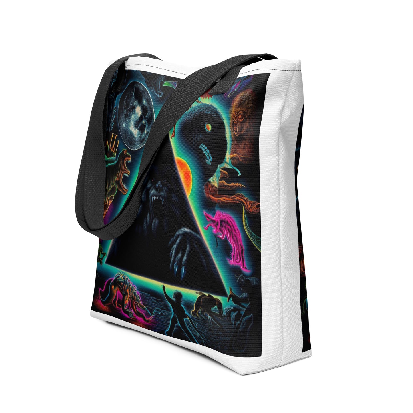 Black Gate Pyramid of Cryptids Tote bag