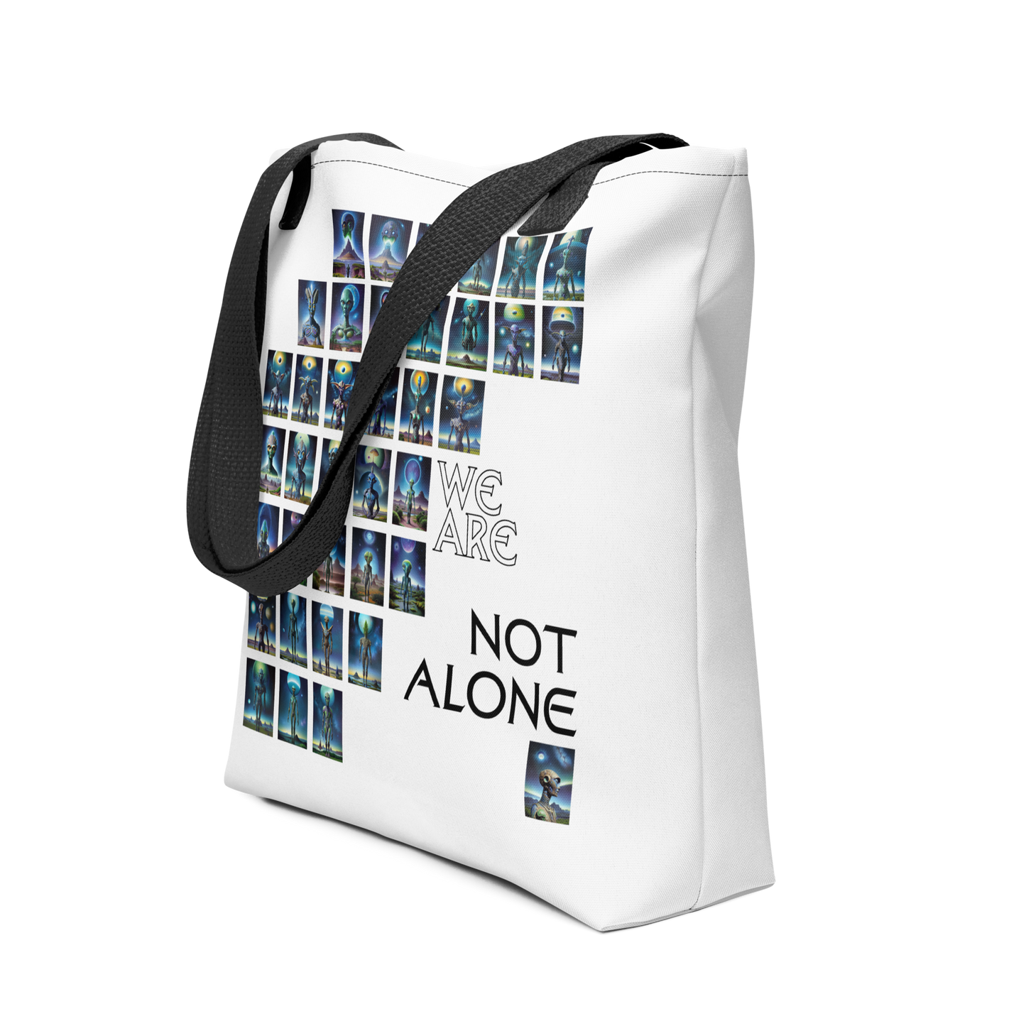 We Are Not Alone Tote bag