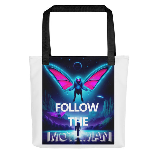 Follow The Mothman Tote bag