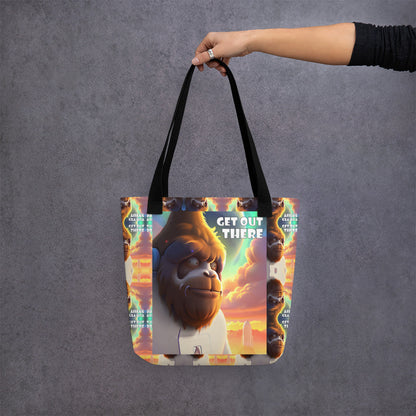 Get Out There Tote bag