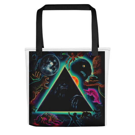 Black Gate Pyramid of Cryptids Tote bag