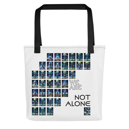 We Are Not Alone Tote bag