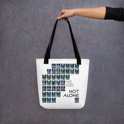 We Are Not Alone Tote bag