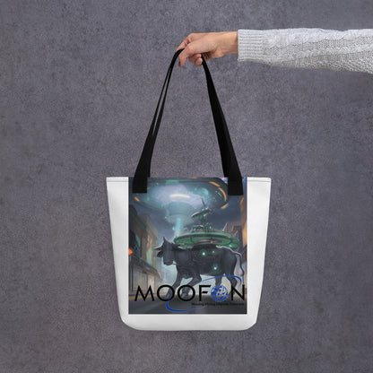 MOOFON - Mooing Flying Object Network Tote bag