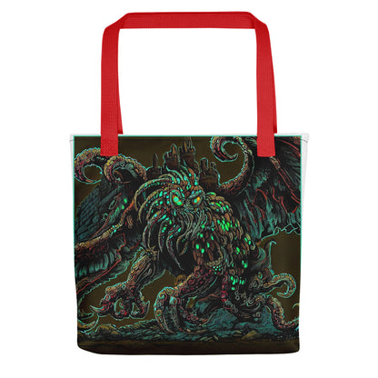 Cthulhu Castle Attack Tote bag