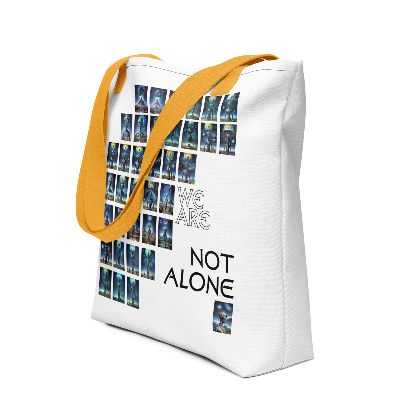 We Are Not Alone Tote bag