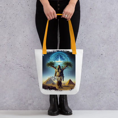 Sasquatch Yeti Bigfoot Pyramid Tote bag