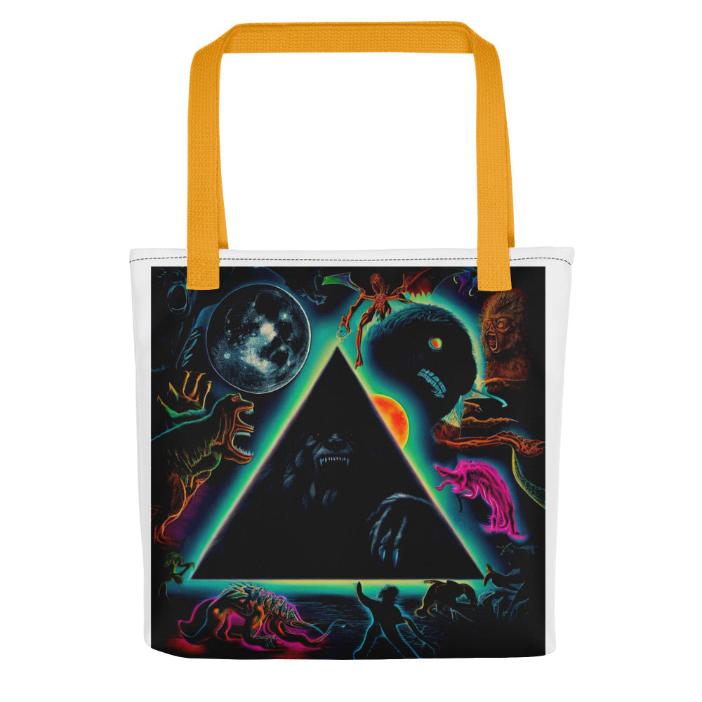 Black Gate Pyramid of Cryptids Tote bag