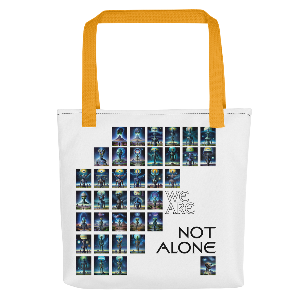 We Are Not Alone Tote bag