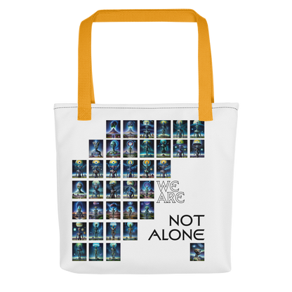 We Are Not Alone Tote bag