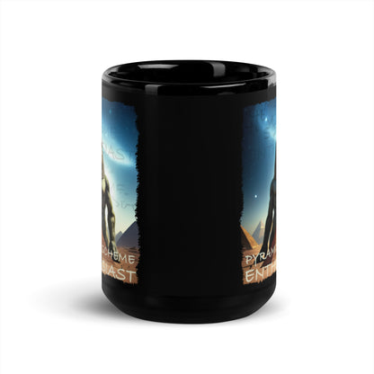 Pyramid Scheme Enthusiast Sasquatch Black Glossy Mug