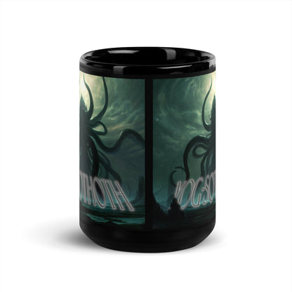 Yog-Sothoth Cosmic Eldritch Horror Black Glossy Mug