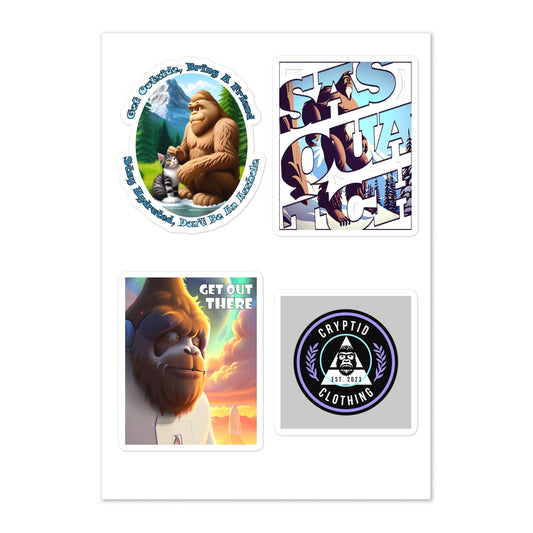 Bigfoot Collection II Large 4 Sticker sheet