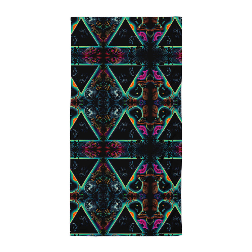 Black Gate Pyramid of Cryptids Towel