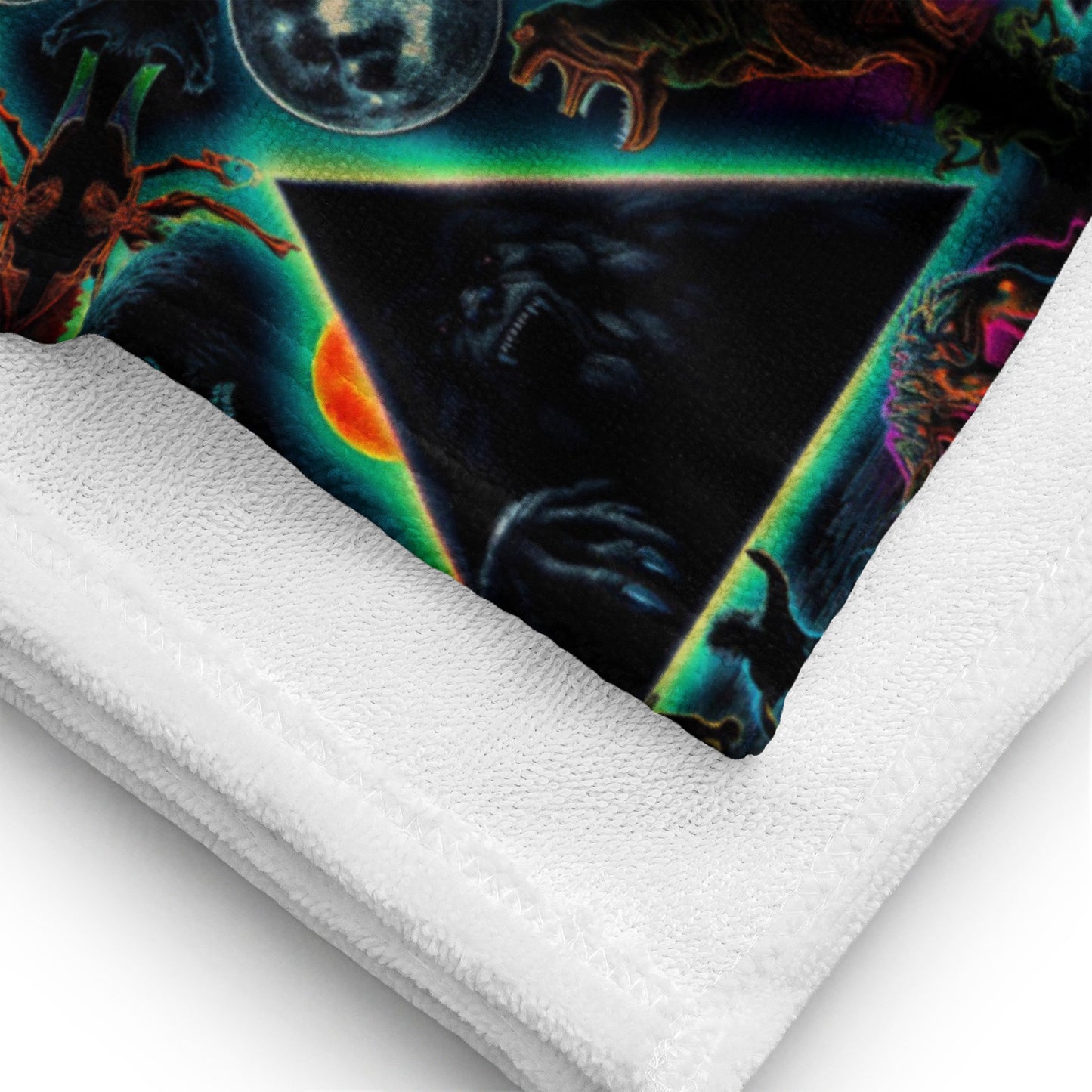 Black Gate Pyramid of Cryptids Towel