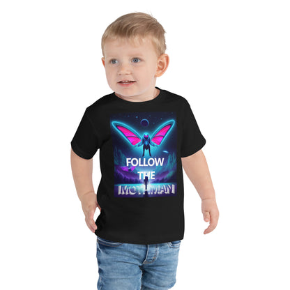 Follow The Mothman Toddler Short Sleeve Tee