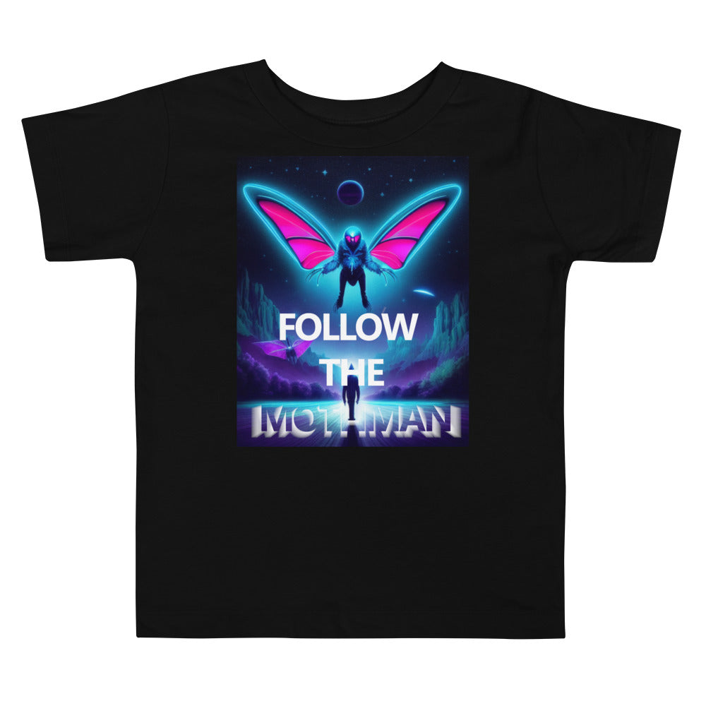 Follow The Mothman Toddler Short Sleeve Tee